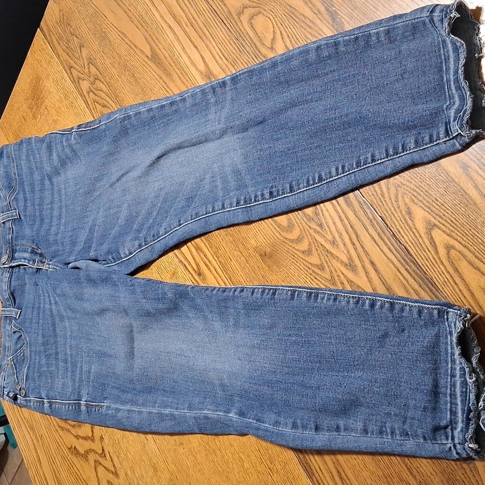 ROCK & REPUBLIC Jeans Womens BLUE 12 Preowned  Used Skinny ??
